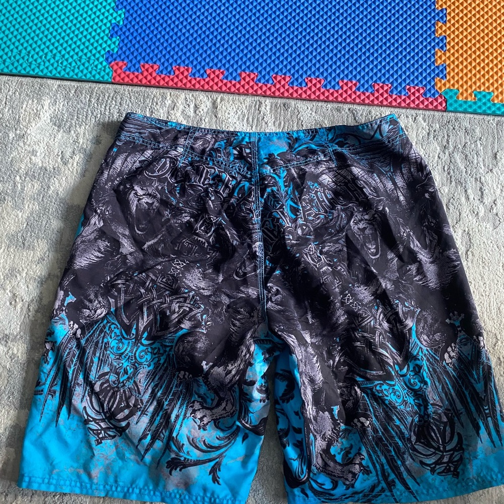 Tapout Blue and Black Athletic Shorts mma elite size xl - Picture 6 of 10